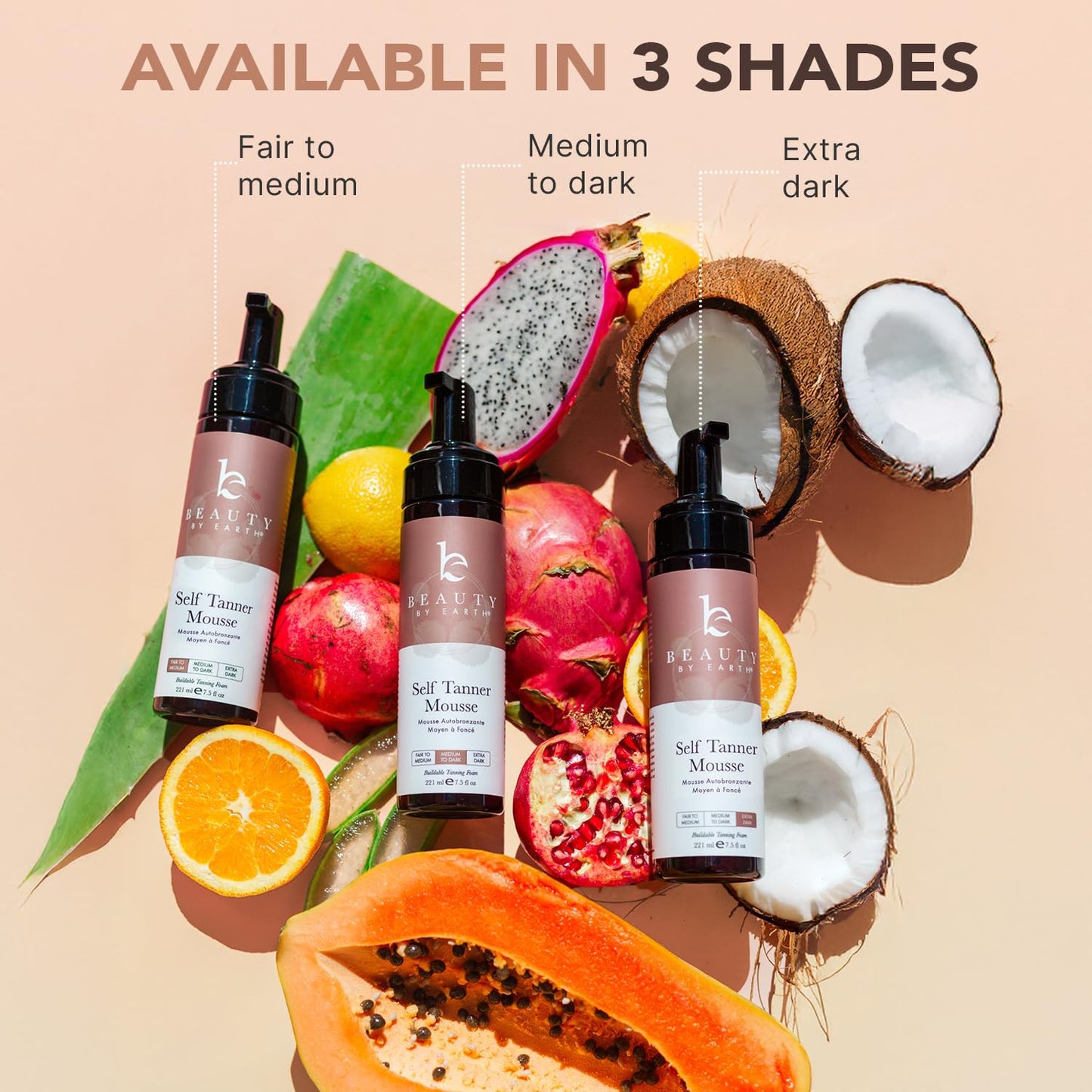 Beauty By Earth Salf Tanner Mousse