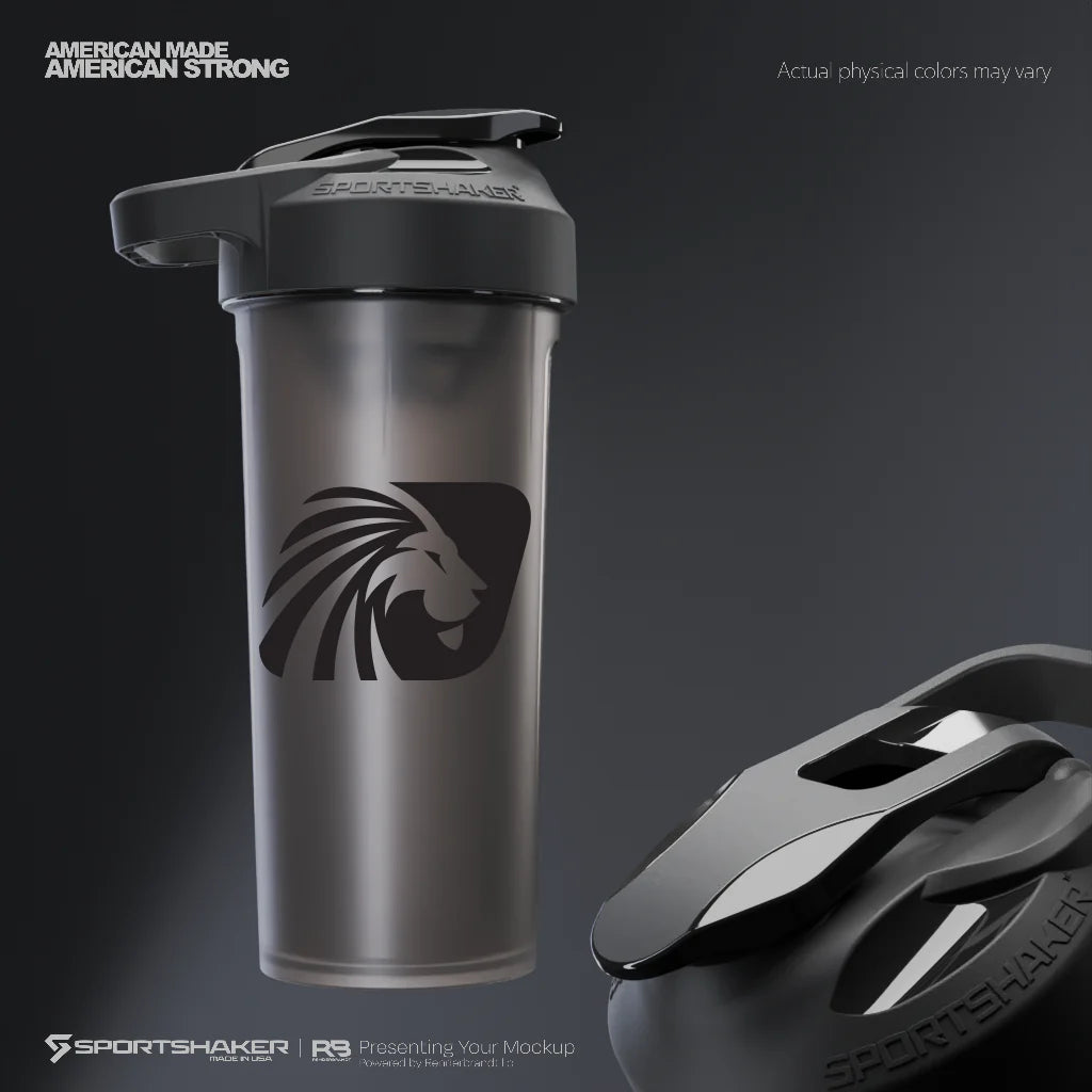White Lion Labs Blender Bottle (Black)