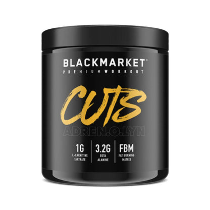BLACKMARKET CUTS Pre Workout Blue Razz