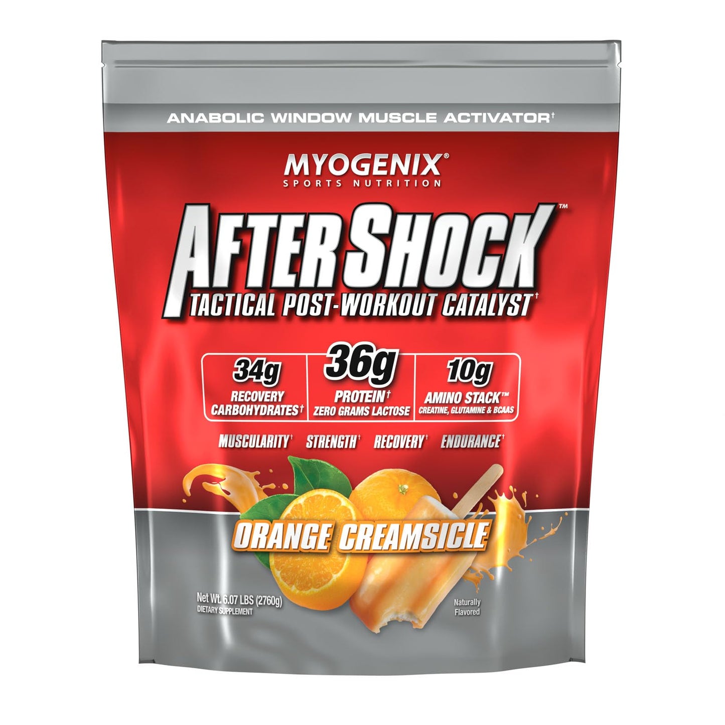 Myogenix Aftershock Post Workout Whey Protein Powder Orange Creamsicle