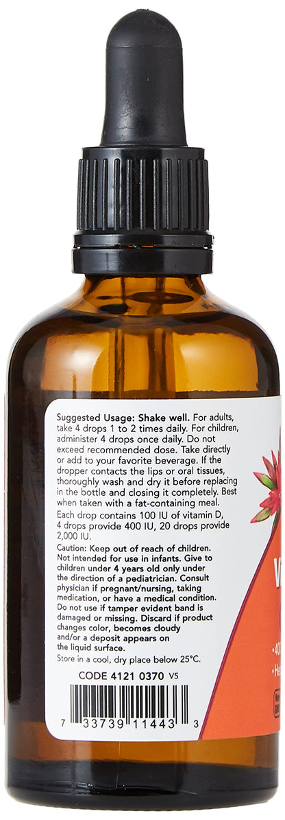 Now Vitamin D-3 Liquid