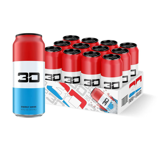 3D Energy Drink Strawberry Liberty Pop
