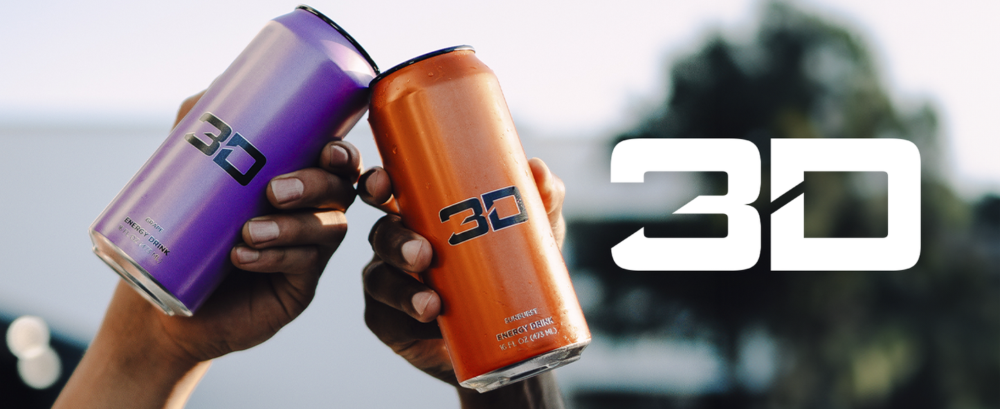 3D Energy Drink Watermelon Grape