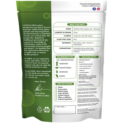 MRM Nutrition- Organic Red Beet Powder