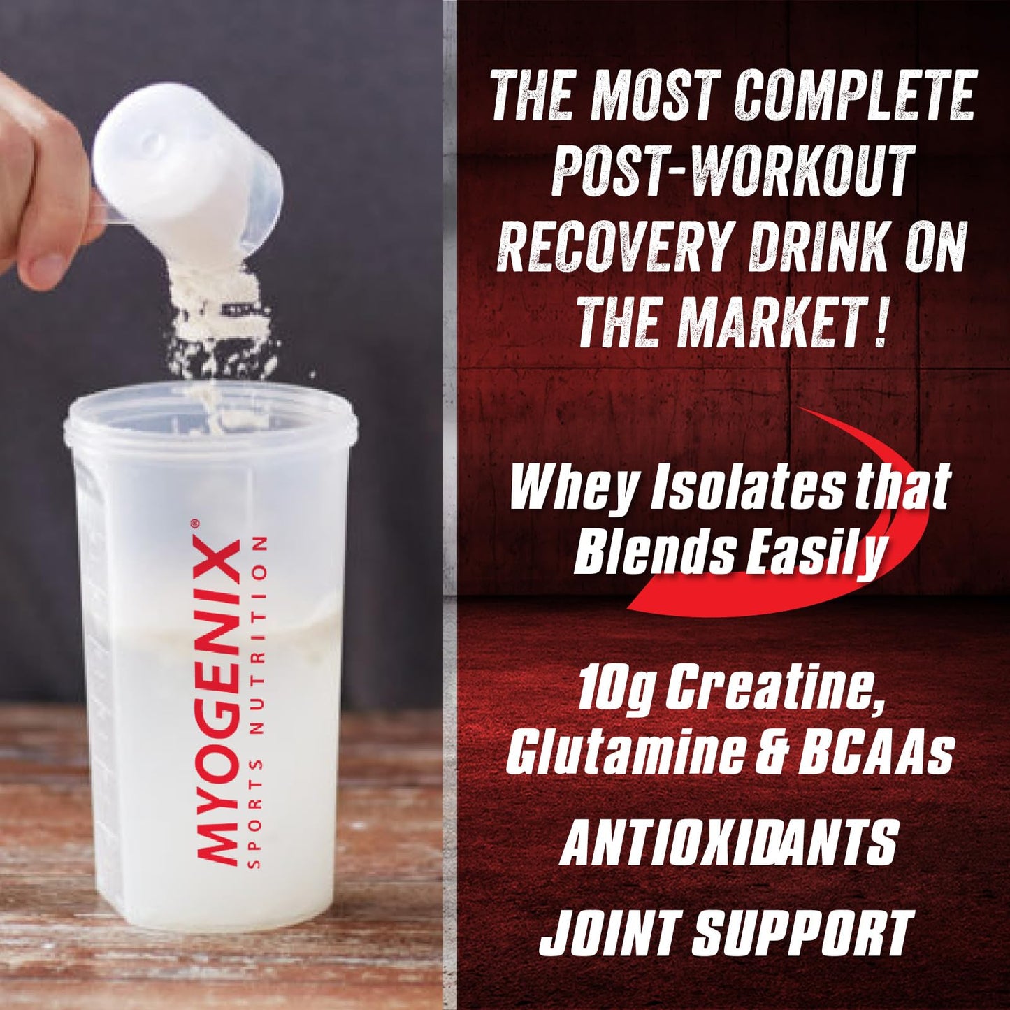 Myogenix Aftershock Post Workout Whey Protein Powder Orange Creamsicle