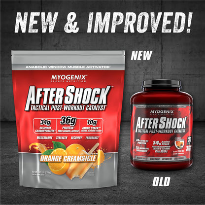Myogenix Aftershock Post Workout Whey Protein Powder Orange Creamsicle