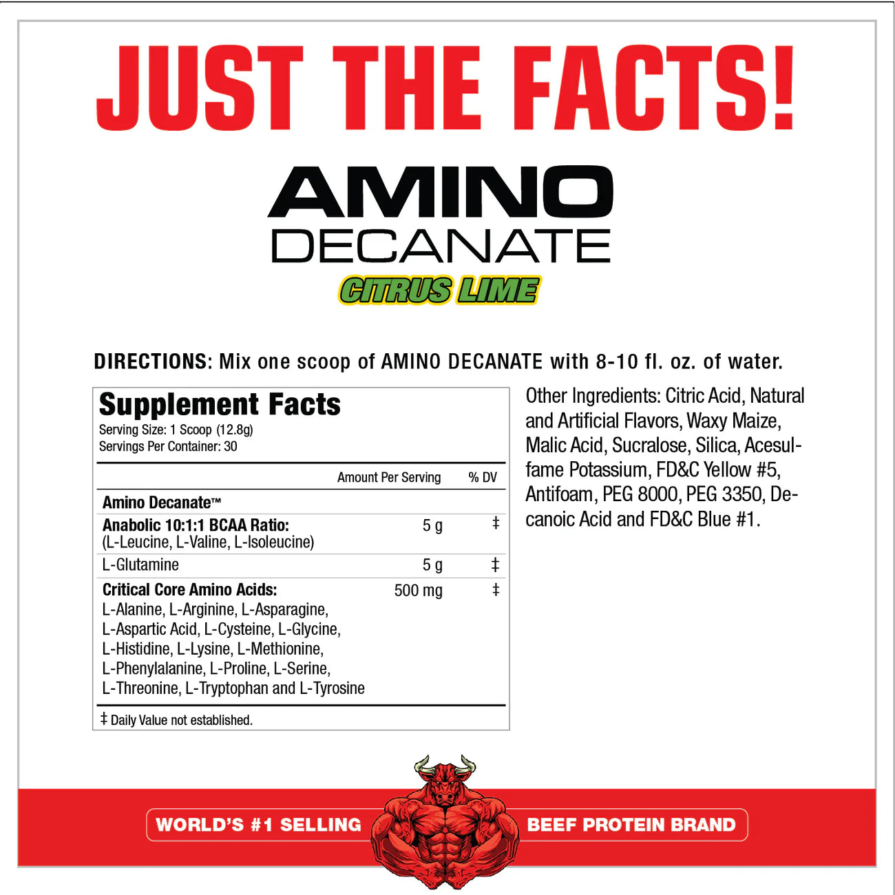 MuscleMeds Amino Decanate Citrus Lime