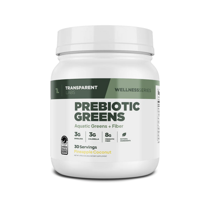 Transparent Labs Prebiotic Greens Pineapple Coconut