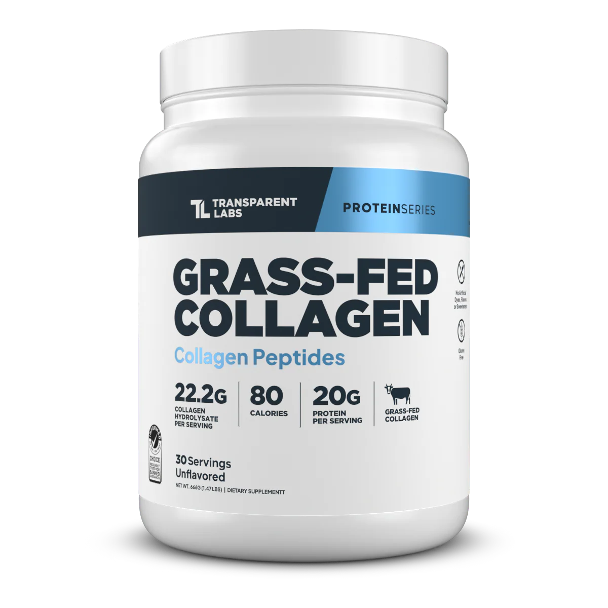 Transparent Labs Grass-Fed Collagen Unflavored