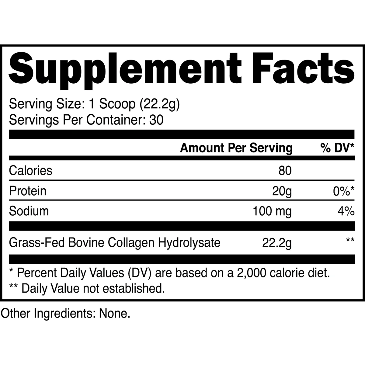 Transparent Labs Grass-Fed Collagen Unflavored